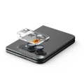 Szkło hartowane na aparat Spigen Optik Pro Glas.tR EZ Fit 2-Pack na iPhone Duo - granatowe