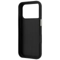 Etui Guess Grained & Big Resin Logo na iPhone 18 Pro Max / 17 Pro Max - czarne