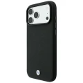 Etui BMW Kevlar Metal Logo MagSafe na iPhone 18 Pro / 17 Pro - czarne