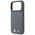 Etui BMW M Carbon Printed Ringl MagSafe na iPhone 18 Pro / 17 Pro - szare