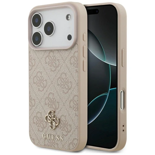 Etui Guess 4G Small Classic Logo MagSafe na iPhone 18 Pro / 17 Pro - różowe