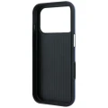Etui Guess Grained & Big Resin Logo na iPhone 18 Pro Max / 17 Pro Max - niebieskie