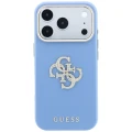 Etui Guess Smooth & Big Strass Logo na iPhone 18 Pro Max / 17 Pro Max - niebieskie