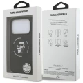 Etui Karl Lagerfeld Silicone Karl&Choupette Ring MagSafe na iPhone 18 Pro Max / iPhone 17 Pro Max - czarne