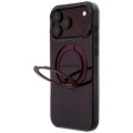 Etui Mercedes AMG IML Double Layer Urban Line with Ring Stand MagSafe na iPhone 18 Pro Max / 17 Pro Max - burgundowe