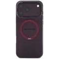 Etui Mercedes AMG IML Double Layer Urban Line with Ring Stand MagSafe na iPhone 18 Pro Max / 17 Pro Max - burgundowe