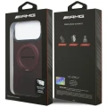 Etui Mercedes AMG IML Double Layer Urban Line with Ring Stand MagSafe na iPhone 18 Pro Max / 17 Pro Max - burgundowe