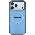 Etui Mercedes AMG IML Double Layer Urban Line with Ring Stand MagSafe na iPhone 18 Pro Max / 17 Pro Max - niebieskie