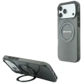 Etui Mercedes AMG IML Double Layer Urban Line with Ring Stand MagSafe na iPhone 18 Pro Max / 17 Pro Max - szare