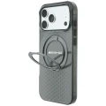Etui Mercedes AMG IML Double Layer Urban Line with Ring Stand MagSafe na iPhone 18 Pro Max / 17 Pro Max - szare