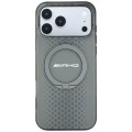 Etui Mercedes AMG IML Double Layer Urban Line with Ring Stand MagSafe na iPhone 18 Pro Max / 17 Pro Max - szare
