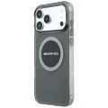 Etui Mercedes AMG IML Transparent Bicolor Block MagSafe na iPhone 18 Pro Max / 17 Pro Max - czarno-szare