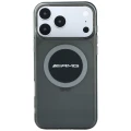 Etui Mercedes AMG IML Transparent Bicolor Block MagSafe na iPhone 18 Pro Max / 17 Pro Max - czarno-szare