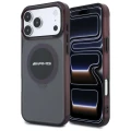 Etui Mercedes AMG IML Transparent Bicolor Block MagSafe na iPhone 18 Pro Max / 17 Pro Max - czarno-burgundowe