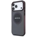 Etui Mercedes AMG IML Transparent Bicolor Block MagSafe na iPhone 18 Pro Max / 17 Pro Max - czarno-burgundowe