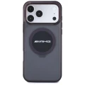 Etui Mercedes AMG IML Transparent Bicolor Block MagSafe na iPhone 18 Pro Max / 17 Pro Max - czarno-burgundowe