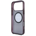 Etui Mercedes AMG IML Transparent Bicolor Block MagSafe na iPhone 18 Pro Max / 17 Pro Max - czarno-burgundowe