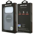 Etui Mercedes AMG IML Transparent Bicolor Block MagSafe na iPhone 18 Pro Max / 17 Pro Max - czarno-burgundowe