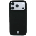 Etui BMW Kevlar Metal Logo MagSafe na iPhone 18 Pro Max / 17 Pro Max - czarne