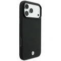 Etui BMW Kevlar Metal Logo MagSafe na iPhone 18 Pro Max / 17 Pro Max - czarne
