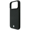 Etui BMW Kevlar Metal Logo MagSafe na iPhone 18 Pro Max / 17 Pro Max - czarne