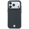 Etui BMW Sign Kevlar Metal Logo MagSafe na iPhone 18 Pro Max / 17 Pro Max - ciemnoszare