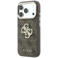 Etui Guess 4G & Big Strass Logo na iPhone 18 Pro / 17 Pro - brązowe