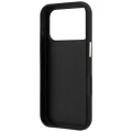 Etui Guess Grained & Big Resin Logo na iPhone 18 Pro / 17 Pro - czarne