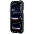 Etui Guess Grained Round Strass Logo MagSafe na iPhone 18 Pro / 17 Pro - czarne