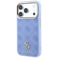 Etui Guess Peony 4G Small Logo MagSafe na iPhone 18 Pro / 17 Pro - jasnoniebieskie