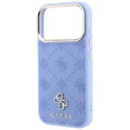Etui Guess Peony 4G Small Logo MagSafe na iPhone 18 Pro / 17 Pro - jasnoniebieskie
