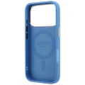 Etui Guess Ring Stand 360 4G Classic Logo MagSafe na iPhone 18 Pro / 17 Pro - niebieskie