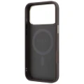 Etui Guess Ring Stand 360 4G Classic Logo MagSafe na iPhone 18 Pro Max / 17 Pro Max - brązowe