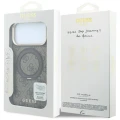 Etui Guess Ring Stand 360 4G Classic Logo MagSafe na iPhone 18 Pro Max / 17 Pro Max - brązowe