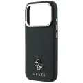Etui Guess Saffiano Small 4G & Classic Logo MagSafe na iPhone 18 Pro / 17 Pro - czarne