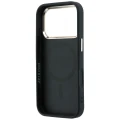 Etui Guess Saffiano Small 4G & Classic Logo MagSafe na iPhone 18 Pro / 17 Pro - czarne