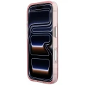 Etui Karl Lagerfeld IML Big Signature Resin Metal Frame na iPhone 18 Pro Max / 17 Pro Max - różowe