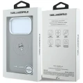 Etui Karl Lagerfeld Point & Choupette Sketch MagSafe na iPhone 18 Pro / 17 Pro - szare