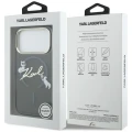 Etui Karl Lagerfeld Script Logo MagSafe na iPhone 18 Pro Max / 17 Pro Max - czarne