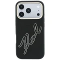 Etui Karl Lagerfeld Smooth Big Resin Signature Logo na iPhone 18 Pro / 17 Pro - czarne