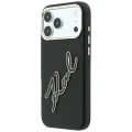 Etui Karl Lagerfeld Smooth Big Resin Signature Logo na iPhone 18 Pro Max / 17 Pro Max - czarne