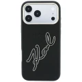 Etui Karl Lagerfeld Smooth Big Resin Signature Logo na iPhone 18 Pro Max / 17 Pro Max - czarne