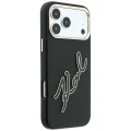 Etui Karl Lagerfeld Smooth Big Resin Signature Logo na iPhone 18 Pro Max / 17 Pro Max - czarne
