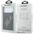 Etui Karl Lagerfeld Smooth Big Resin Signature Logo na iPhone 18 Pro Max / 17 Pro Max - czarne