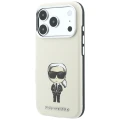 Etui Karl Lagerfeld Smooth Ikonik Sketch MagSafe na iPhone 18 Pro Max / 17 Pro Max - beżowe