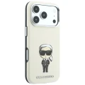 Etui Karl Lagerfeld Smooth Ikonik Sketch MagSafe na iPhone 18 Pro Max / 17 Pro Max - beżowe