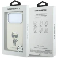 Etui Karl Lagerfeld Smooth Ikonik Sketch MagSafe na iPhone 18 Pro Max / 17 Pro Max - beżowe
