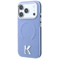 Etui Karl Lagerfeld Grained Embossed Ring & Kameo Logo MagSafe na iPhone 18 Pro / 17 Pro - jasnoniebieskie