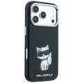 Etui Karl Lagerfeld Smooth Choupette Sketch MagSafe na iPhone 18 Pro Max / 17 Pro Max - czarne