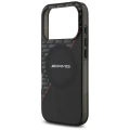Etui Mercedes AMG IML Double Layer Rhombs MagSafe na iPhone 18 Pro / 17 Pro - czarno-czerwone